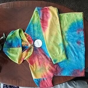 Tie die crop top